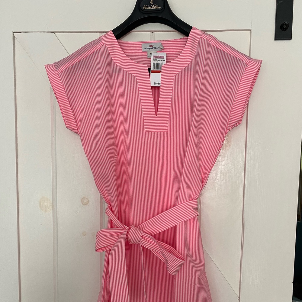 Vineyard Vines Seersucker Harbor Tunic Dress